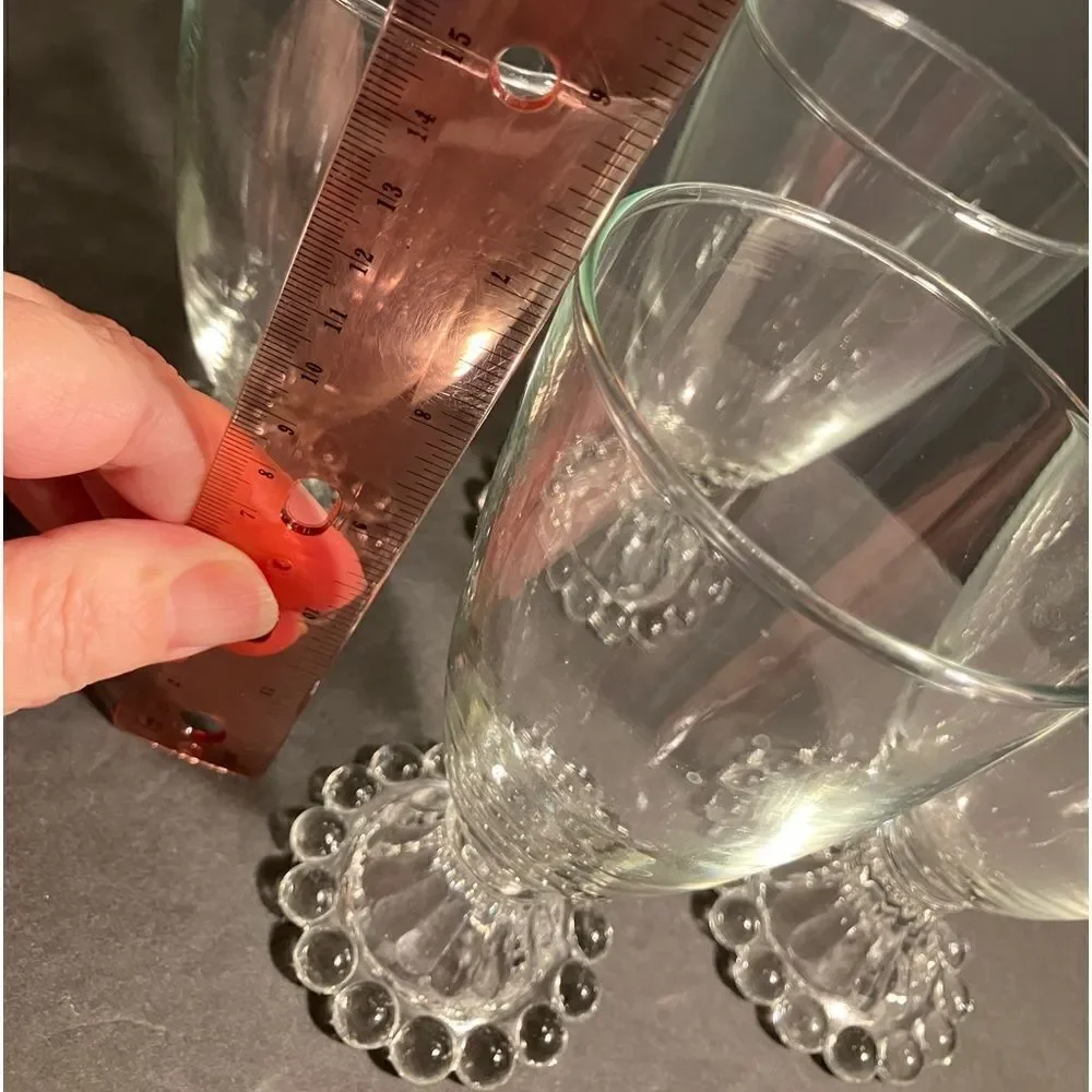 Imperial Glass Candlewick Goblets Set of 4‎